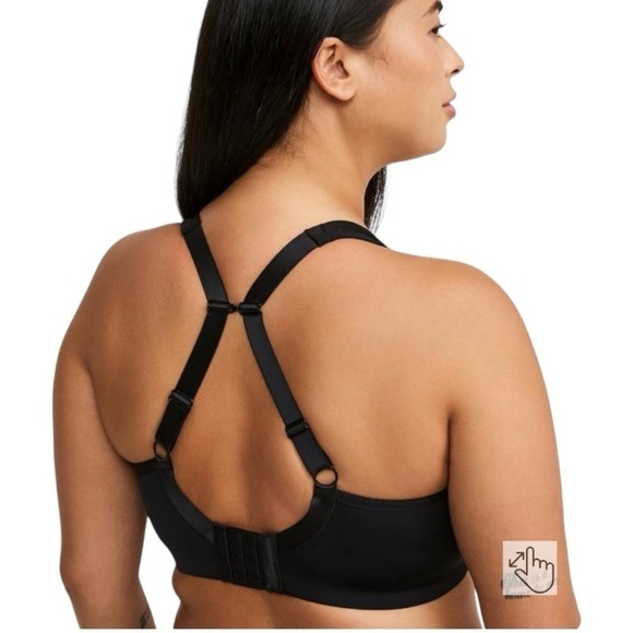 Torrid Active Black Underwire Full Coverage Sporty Bra Women’s 42DDD - Picture 3 of 10